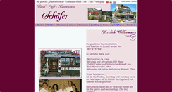 Desktop Screenshot of hotel-schaefer-schuld.de