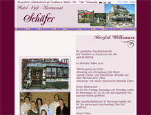 Tablet Screenshot of hotel-schaefer-schuld.de